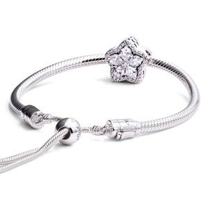 Pandora Sparkling Snowflake Sliding Bracelet Precious Moments Gift Set *NEW*